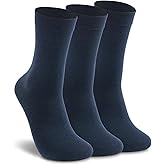 LIXIA Womens Thin Merino Wool Crew Socks Warm Breathable Winter Boot Liners Cozy Thermal Casual for Dress Trousers