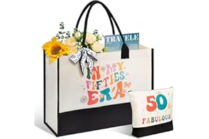 50th Birthday Gifts for Women Her, 1976 Fabulous 50th Birthday Gifts for Women, Unique Turning 50 Year Old Decorations Canvas