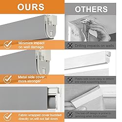 Persilux No Drill No Tool Zebra Blinds Dual Layer