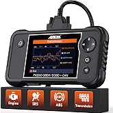 ANCEL FX2000-US OBD2 Scanner, 4-System Car Diagnostic Tool with Live Data | Engine, ABS, SRS/Airbag and Transmission code reader, full OBDII functions, live data, DIY vehicle troubleshooting