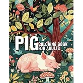 Pig Coloring Book for Adults