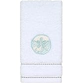 Avanti Linens - Fingertip Towel, Soft & Absorbent Cotton, Farmhouse Inspired Bathroom Decor (Farmhouse Shell Collection)