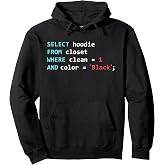 Programmer SQL Query Geek Database Coding Pullover Hoodie