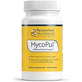 Researched Nutritionals MycoPul - Advanced Mycotoxin Binder Complex, Zeolite Detox, Humic Acid, Fulvic Acid & Activated Charcoal for GI Tract Detox, Clinically Researched Mold Binders, 30 Capsules