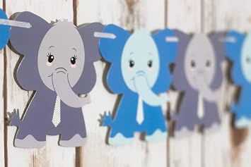 Amazoncom Elephant Baby Shower Decorations Boy Elephant Baby
