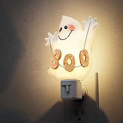 L LOHAS LED Halloween Night Light Plug in, Ghost