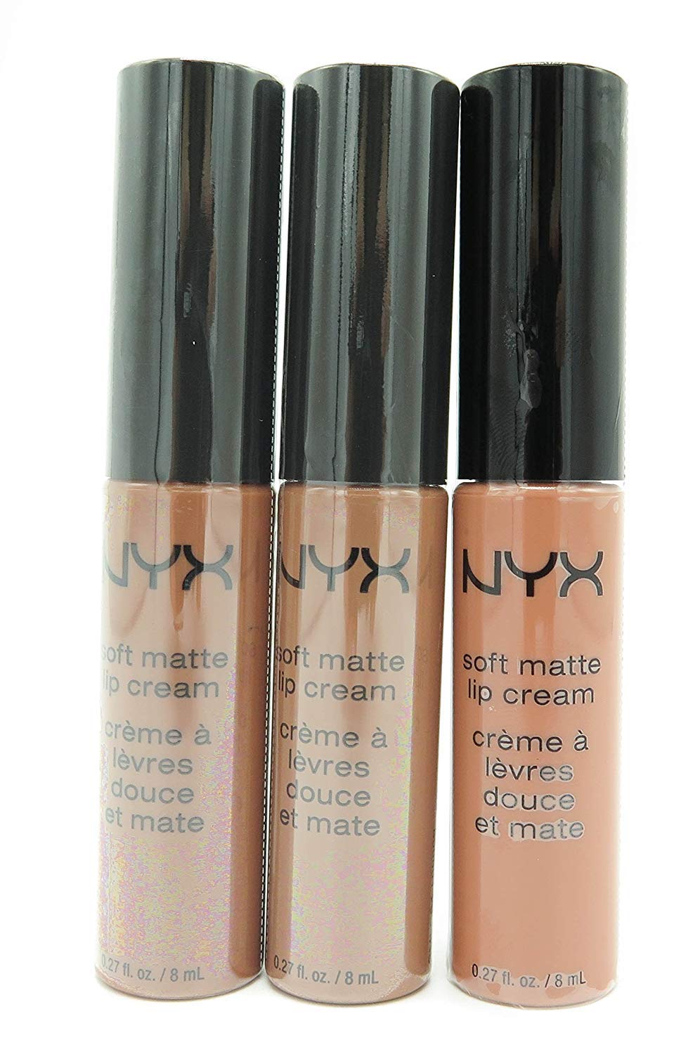 Nyx Soft Matte Lip Cream Stockholm London Abu Dhabi Nude Collection 1 Pack Of 3 Buy Online In India At Desertcart In Productid 16022792