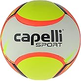 Capelli Sport Soccer Ball Size 5, Rio Beach Soccer Ball, Outdoor and Indoor Training, Neon Yellow