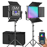 GVM 50RS RGB LED Video Light, 50W Video Lighting