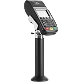 Mount-It! Universal Credit Card POS Terminal Stand, Tilt/Swivel, Steel | Fits Terminals 2.4-3.7 In Wide, Tilt &amp; Swivel, Steel, Bolt-Down or Adhesive Mount, Concealed Cable Routing