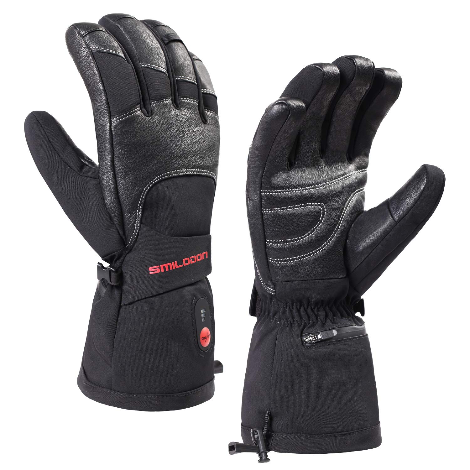 Smilodon Heated Gloves, Unisex Rechargeable Battery Powered Electric Heating Glove