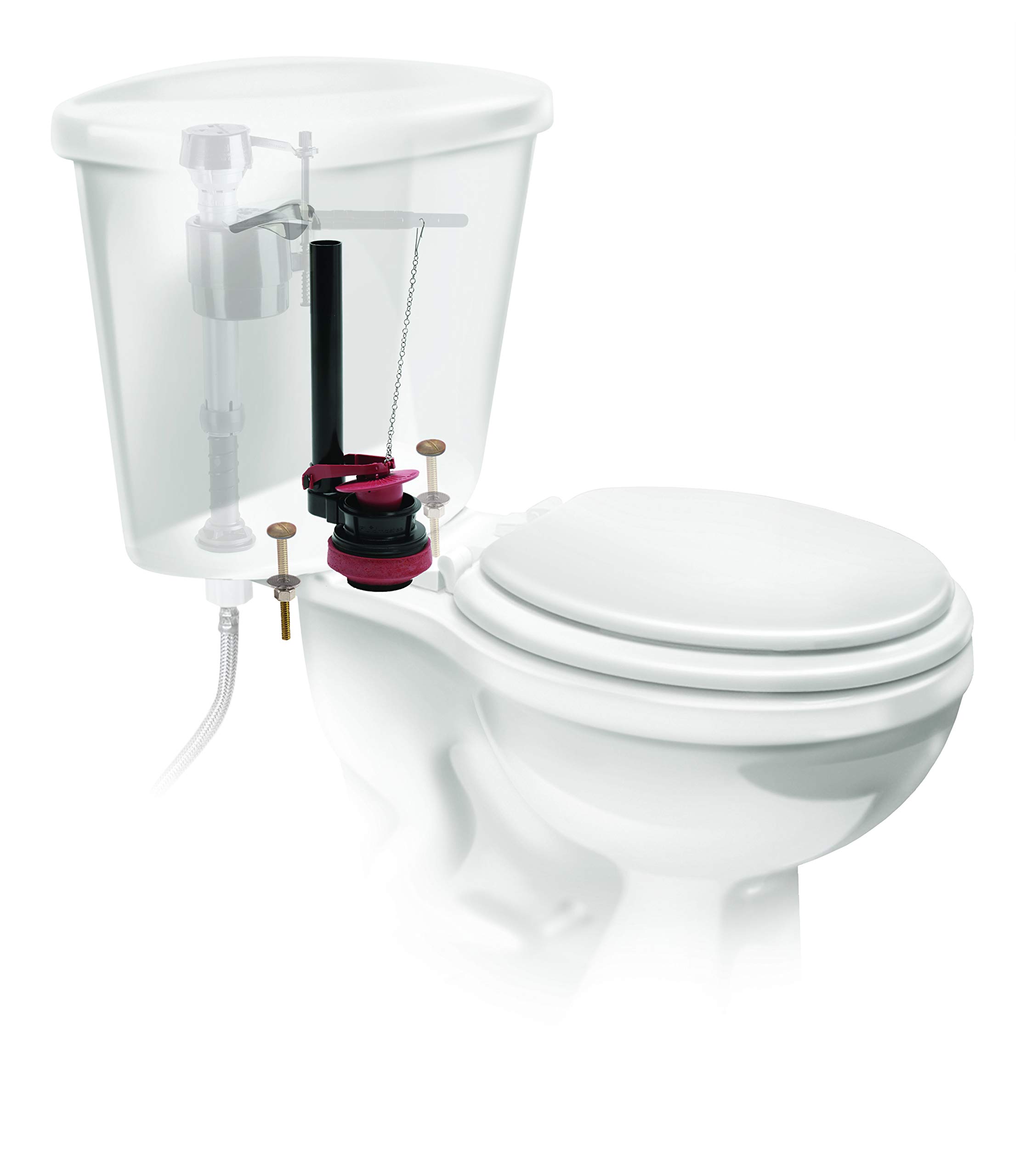 Fluidmaster 507AKP7 2Inch Toilet Flush Valve Repair Kit, with Gasket