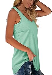 XIEERDUO Loose Tank Tops for Women Flowy Tank Tops