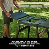 Ninja Woodfire Universal Stand with Side Table Black H62.5 x W61.7 x D22.7cm view 5
