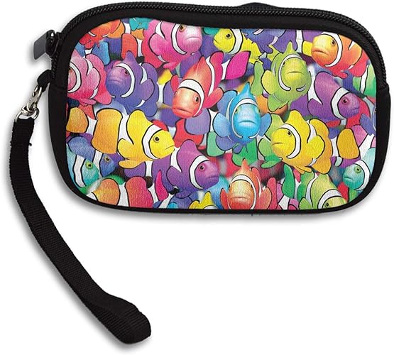 カクレクマノミ 小銭入れ 財布 メンズ財布 レディース財布 おしゃれ ジッパー コインケース 大容量 コインケース ファッション小物 小銭入れ Amazon