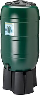 Strata Regentonnen-Set, 210 L, Grün, 57 x 57 x 97 cm