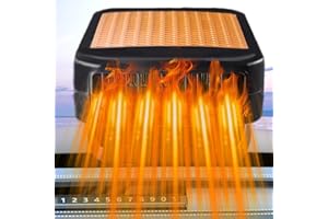 KINOWJI Portable Car Heater,12V 200W Fast Heating Defroster 2 in 1 Automobile Windshield Fast Heaters Car Heater That Plugs into Cigarette Lighter for Car, SUV, Trucks(Orange)