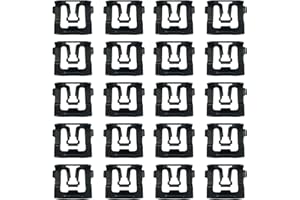 Lot de 20 clips de moulage de garniture de pare-brise, C5ZZ-6543413-B Clips universels pour Ford F100 F150 F250 F350, kit de 