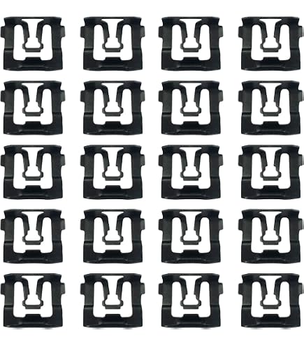 thumbnail image 2 of 30X For Ford Windshield & Rear Window Trim Molding Clips-1964-1993 2 of 9