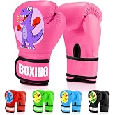 Kids Boxing Gloves for Boys &amp; Girls, Youth Boxing Training Gloves for Kids | Toddler Boxing Gloves for 3-8 years Training, 4OZ Training Sparring Gloves for Punching Bag Kickboxing Muay Thai MMA Training