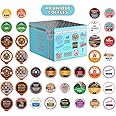 Coffee Pods Variety Pack Sampler, Assorted Single Serve Coffee for Keurig K Cups Coffee Makers, 40 Unique Cups - Great Coffee