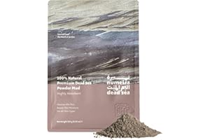 Numeira Dead Sea Mud Powder 100% Pure Cosmetic Clay Powder Rich in Minerals - Gentle Face Exfoliator Powder for Deep Cleansing, Body Scrub, or Clay Mud Mask - Pore Cleansing & Skin Detox - 250g