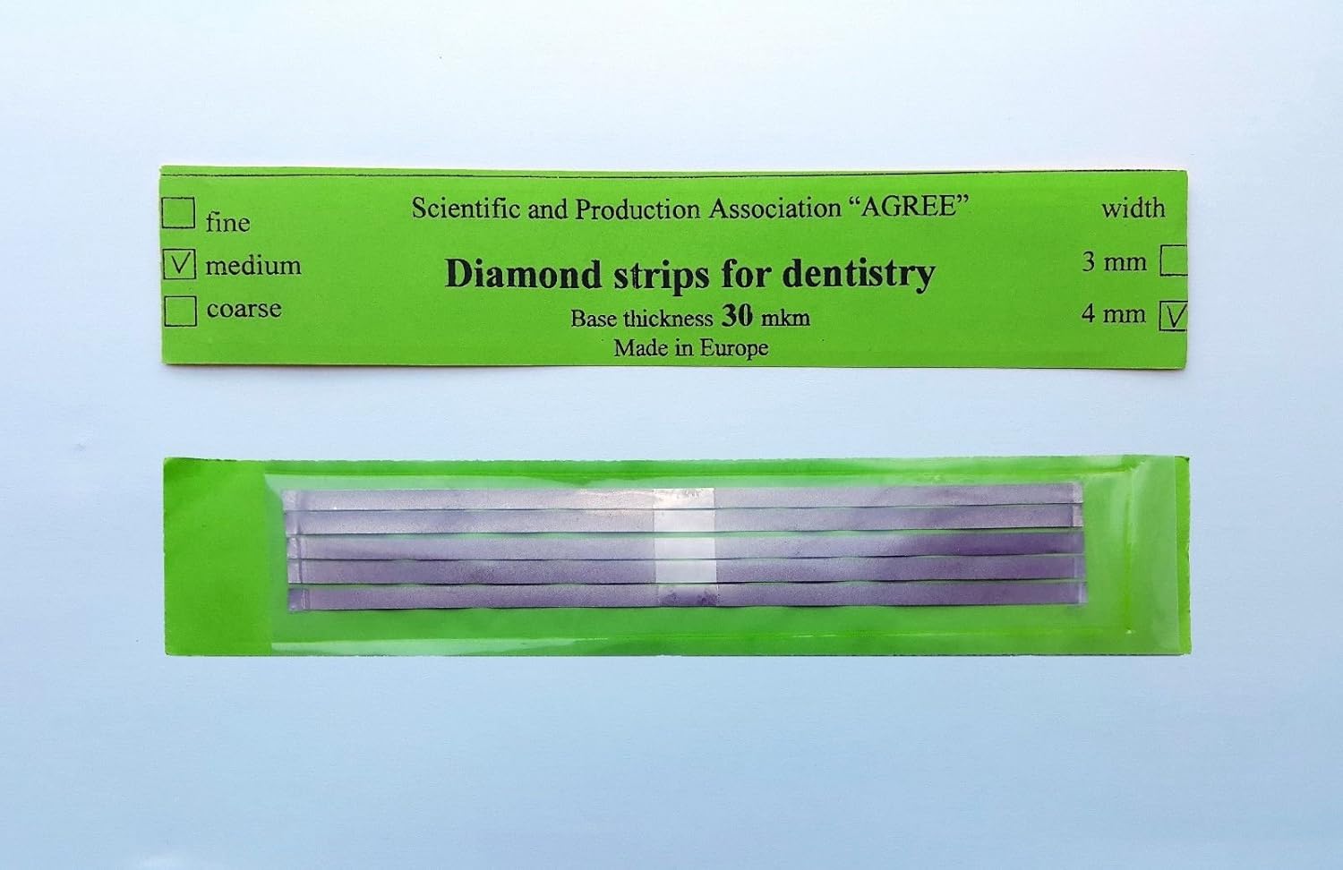 Dental Abrasive STAINLESS STEEL Strips finishing polishing 5 pcs (Medium) Amazon.co.uk