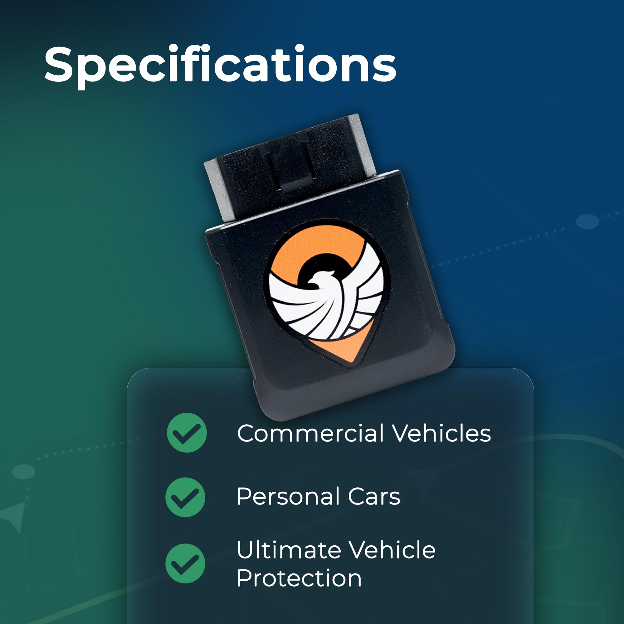 Trackhawk OBD GPS Tracker for Vehicles - Plug & Play 4G LTE Tracker for Cars, Trucks, SUVs, and Fleets - Live Tracking, Geofence Alerts, Speed Monitoring, Subscription Required