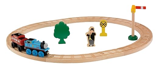 title=Mattel Trenino Thomas Fisher Price Y5854- La Stazione di Thomas e Percy