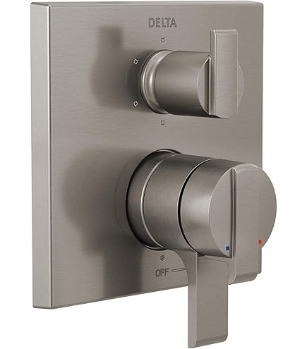 Diverter Valve Trim Delta Faucet Tetra 17 Series Chrome Shower Trim Kit - 6- Setting Only Faucet Diverter