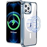 ESR for iPhone 12 Pro Max Case, Compatible with MagSafe, Scratch-Resistant Back, Grippy Protective Frame, Magnetic Phone Case
