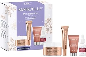 Marcelle Revival+ Skin Renewal Set, Holiday Gift Set, Renewing & Redensifying Anti-Aging Skin Care Routine for All Skin Types