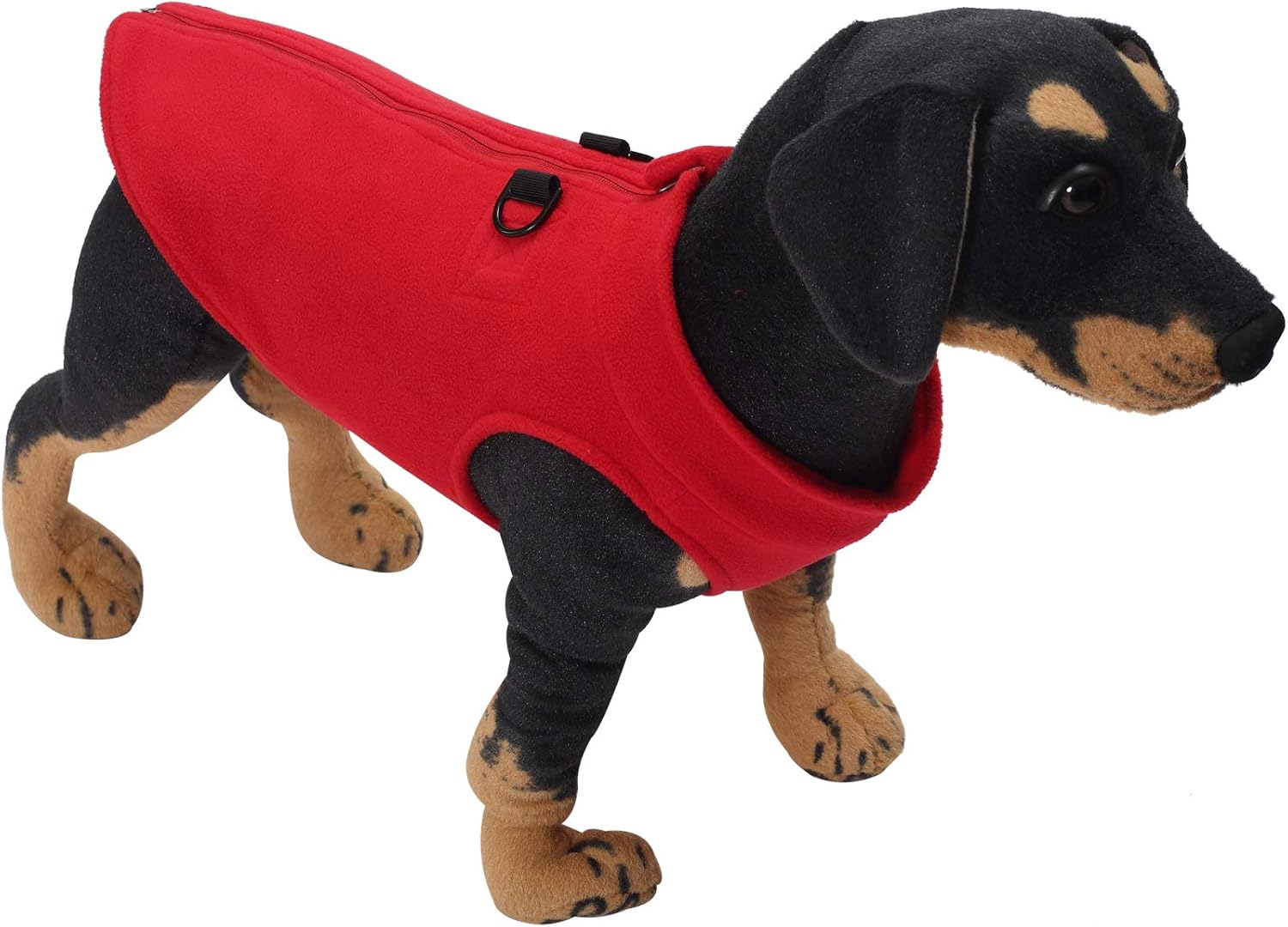 Geyecete Dog Fleece Dog Apparel & Accessories Vest,Double D Buckle with