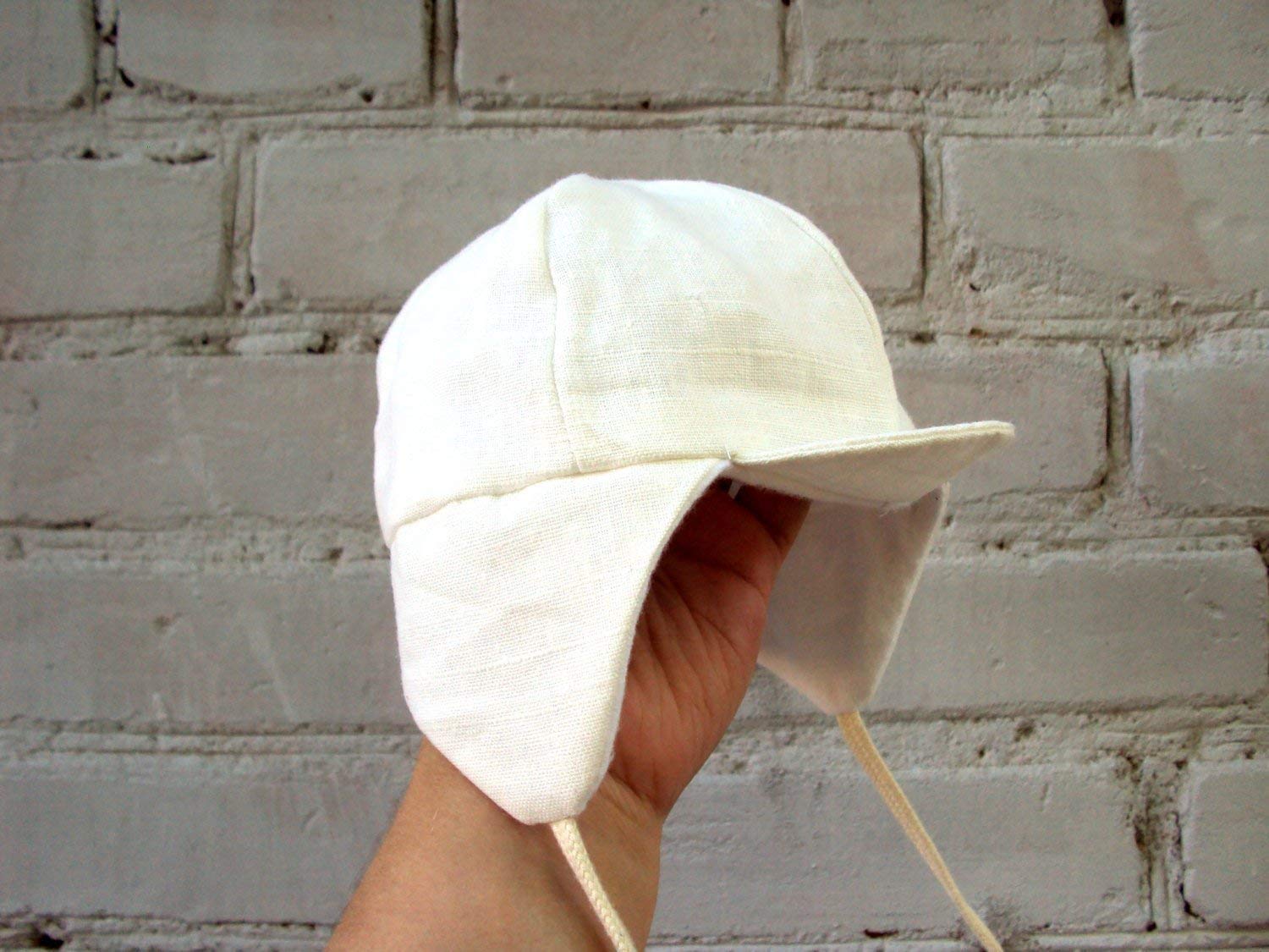 white newsboy hat baby