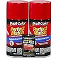 Dupli-Color Victory Red Exact-Match Automotive Paint for GM Vehicles - 8 oz, Bundles with Prep Wipe (3 Items)