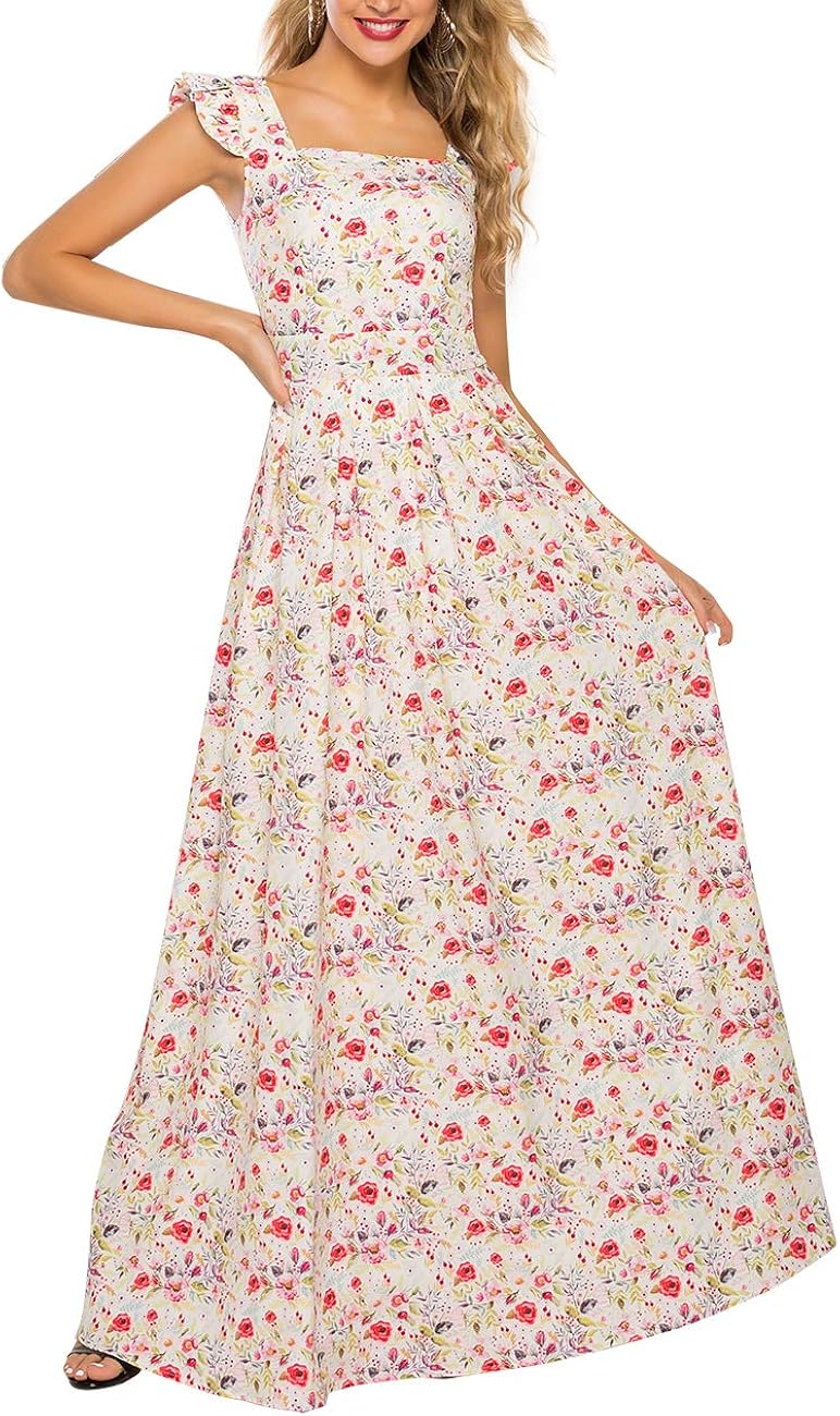 simple long one piece dress