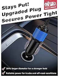 Mellbree 12V/24V DC Power Cord for Car