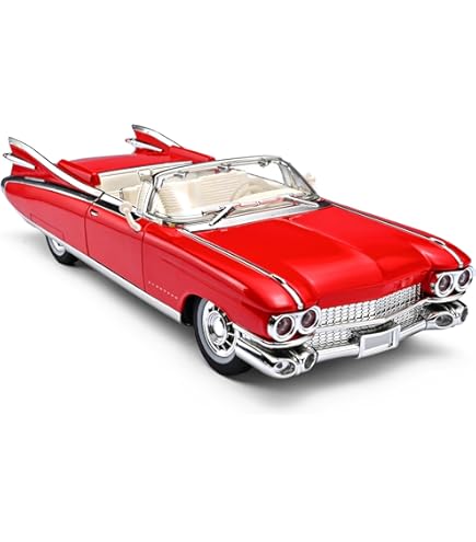 Amazon.com: 1956 Thunderbird Raven Black with Fiesta Red Top 1/87