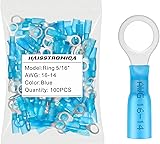 haisstronica 100pcs 5/16" Blue Marine Grade Heat