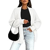 BTFBM Cardigan Sweaters for Women 2026 Fall Fashion Casual Long Sleeve Oversized Open Front Knit Cardigans Jacket Coat