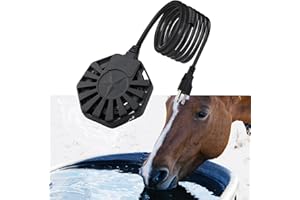 Horse Water Heater - 500W De-icer for 50 Gallon Cows Sheep Livestock Water Trough Tank Bird Bath, Chicken Water Heater Winter