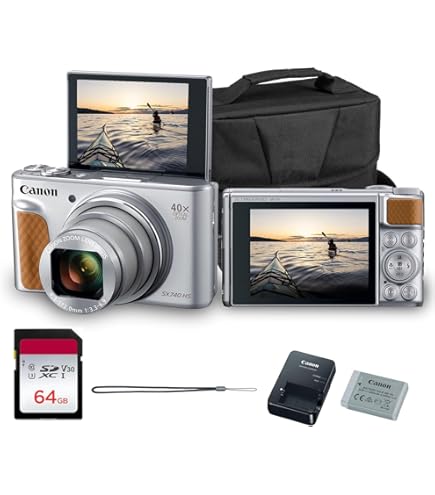 【新品 未使用】 Canon PowerShot SX740 HS シルバー Canon PowerShot SX740 HS Silver Compact Digital Camera Zoom Lens