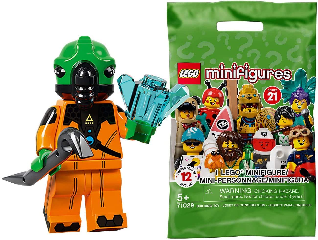 LEGO Series 21 Minifigures Alien Minifigure 71029 (Bagged)