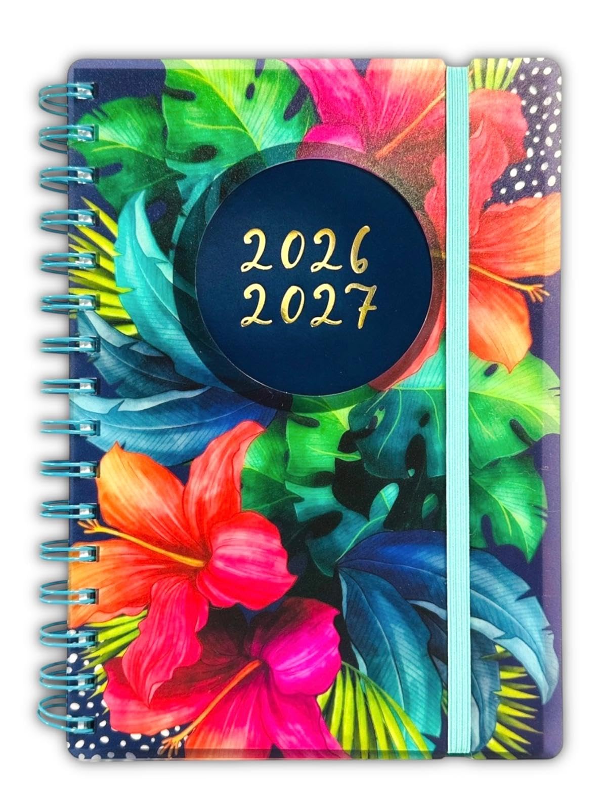 PaulStore 2026-2027 A5 Academic Die-Cut PP Diary Day a Page (A5 Day A Page) (Tropical)