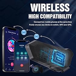FEYA Motorcycle Helmet Speakers High Battery Life