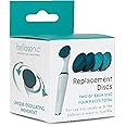 Replacement Discs for Bellasonic Electric Foot File + Callus Remover w/Unique Oscillating Head – File & Smooth Dry, Cracked Skin on Feet – Salon Quality Pedicure w/Portable, Rechargeable Tool