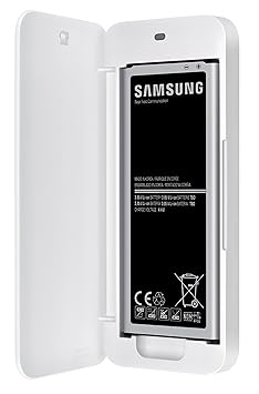 Samsung Akku-Ladestation inkl. Ersatz-Akku für Samsung Galaxy Note 4, weiß