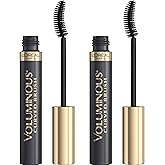 L'Oreal Paris Makeup Voluminous Original Volume Building Mascara with Curved Brush, Black, 2 Count