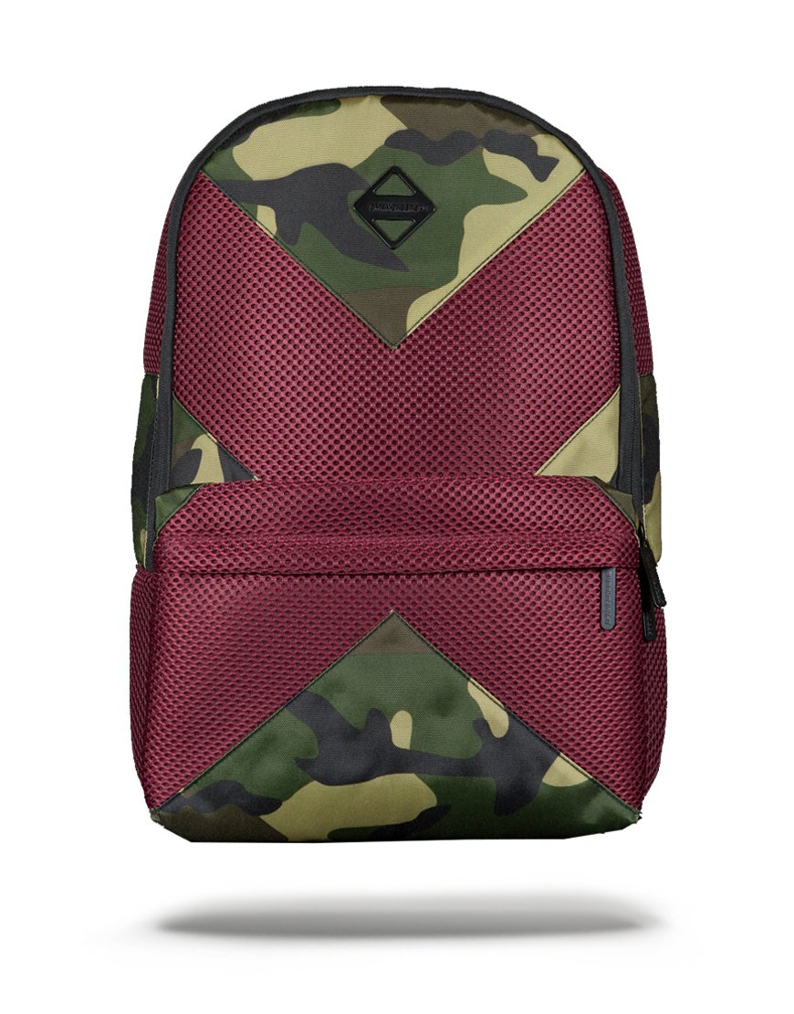 [SPRYGRND-B449] SPRAYGROUND BAGS ACCESSORIES BACK PACK BAG SPRAYGROUNDBURGANDY ARMY CAMO