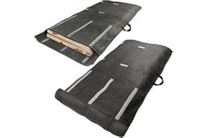 ROSROSE Table Leaf Storage Bag Padded 2 Pack, 2025 Upgraded Thick Felt Dining Table Leaf Cover for Storage, 51x24in Adjustable Heavy Duty Table Leaf Bag Protector, Fit 48 x 20 inches Leaves